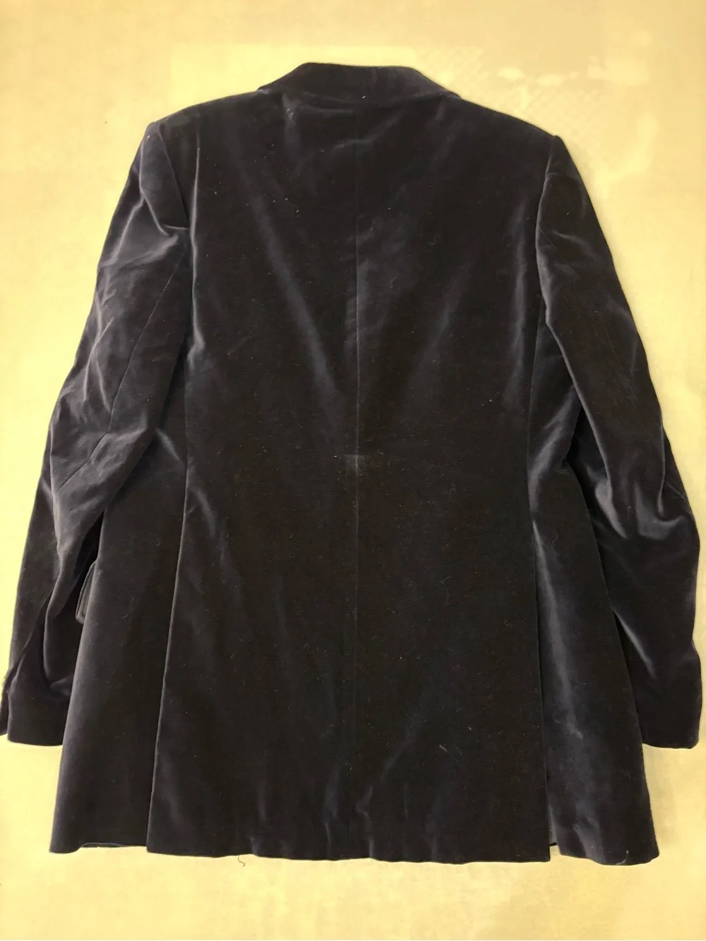 Vintage Cortefiel Men's Dark Navy Velvet Sport Coat - NWT SIZE 42L